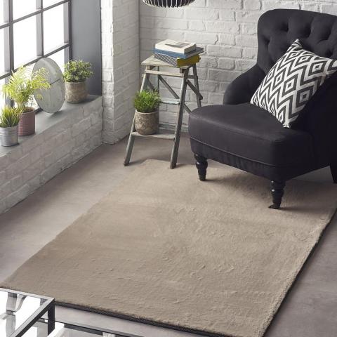 Lustrous Rugs in Mink