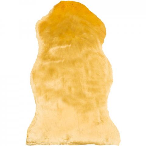 Luxury Faux Fur Rug - Ochre