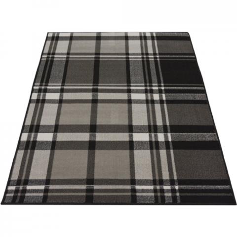 Maestro Tartan Rug  - Black / 150cm