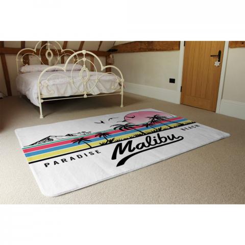 Malibu Designer Rug - White / 230cm