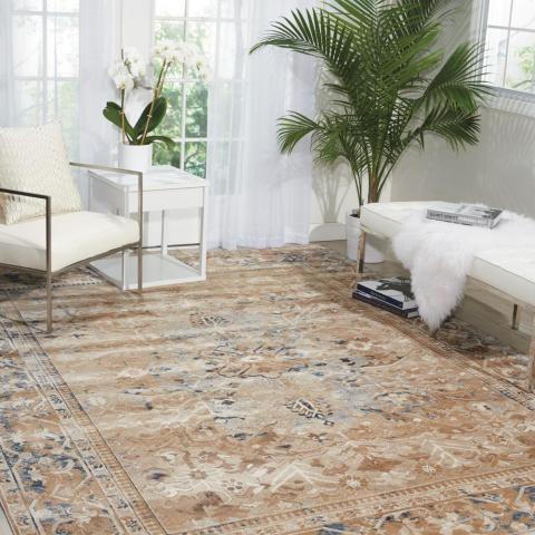 Malta Rugs MAI05 by Kathy Ireland in Taupe