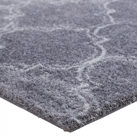 Mara Quatrefoil Grey Rug