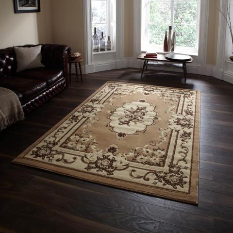 Marrakesh Circle Rugs in Beige