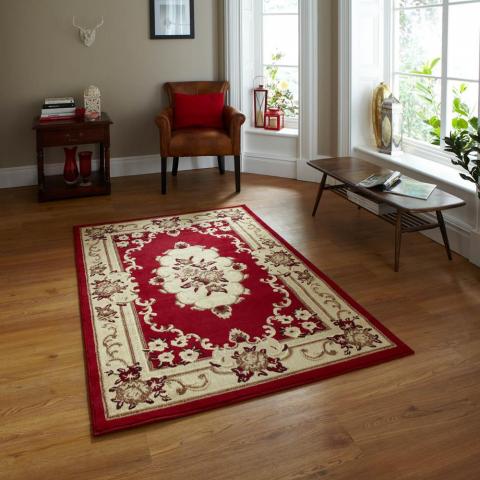 Marrakesh Circle Rugs in Red