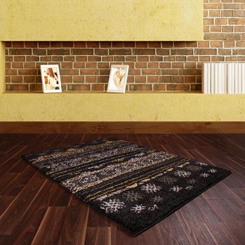 Marrakesh Rugs 2547 in Black and Yellow