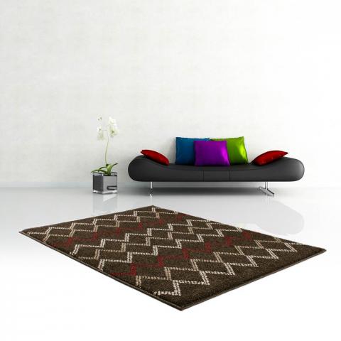 Marrakesh Rugs 2651 in Brown and Red