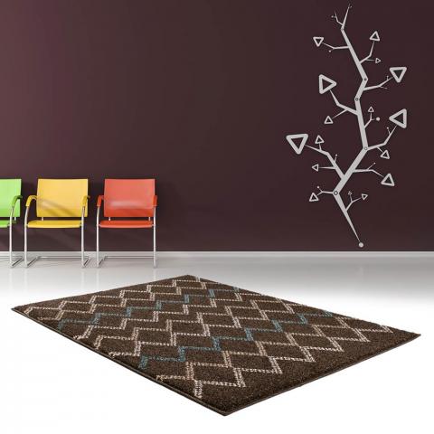 Marrakesh Rugs 2651 in Brown and Turquoise