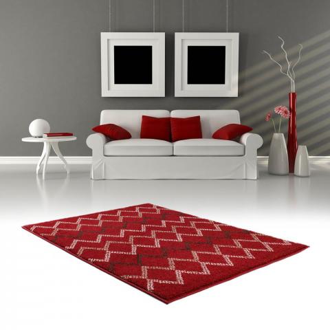 Marrakesh Rugs 2651 in Red and Brown