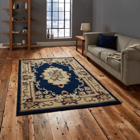 Marrakesh Rugs in Dark Blue