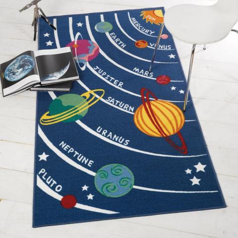 Matrix Planets Washable Play Rug