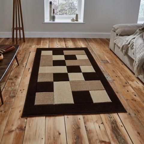 Matrix Rugs MT 04 in Brown Beige