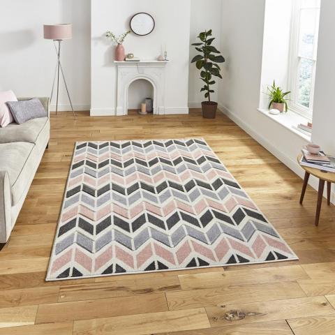 Matrix Rugs MT24 in Grey Rose