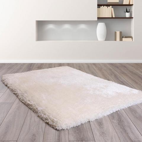 Mayfair Shaggy Rugs in Ivory