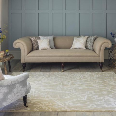 Meadow Linen Rugs 46809 by Sanderson