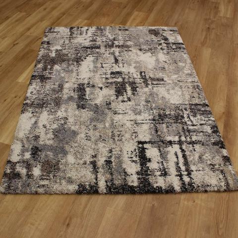 Mehari Grey Abstract Rug 84 6258 