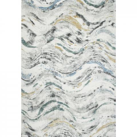 Mehari Modern Abstract Rugs 23288 6666 in Cream