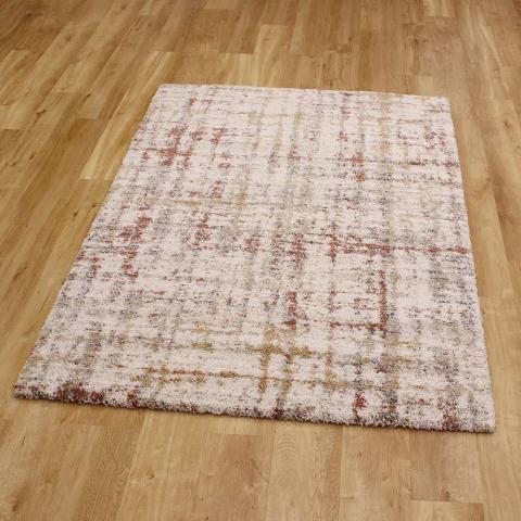 Mehari Rug Brick Ochre Shaggy 6616 