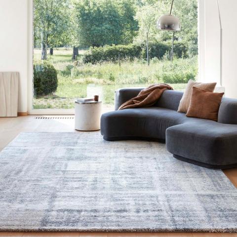 Mehari Rugs 23259 6454 in Grey and Blue