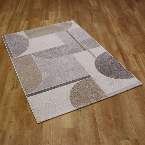 Milano Cream Grey Gold Rug 6191 