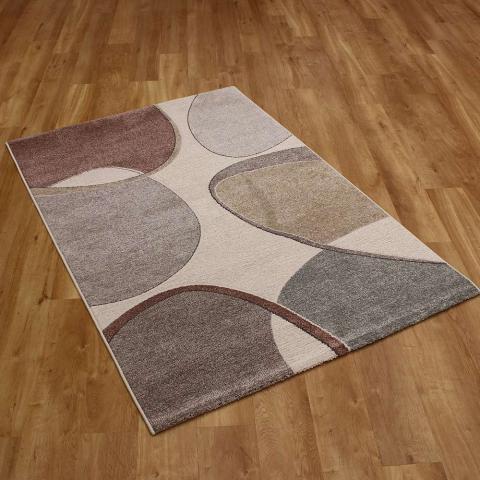 Milano Rug Gold Cream Aqua 