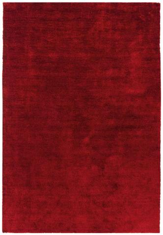 Milo Plain Shimmer Rug Red  size