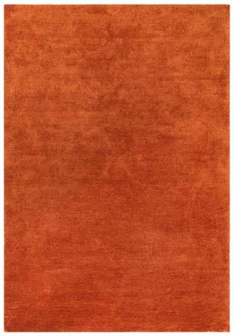 Milo Plain Shimmer Rug Rust  size