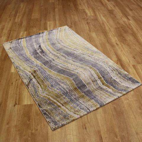 Moda Rug Silky Gold Blue GC992 