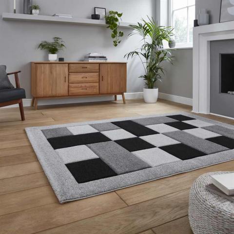 Modern Brooklyn Rug BRK04 Grey 