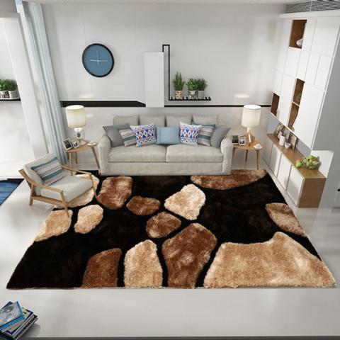 Modern Non-Shedding Soft Area Rug - Beige / 170cm