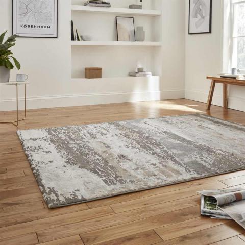 Modern Rug Craft Grey Beige 19788 