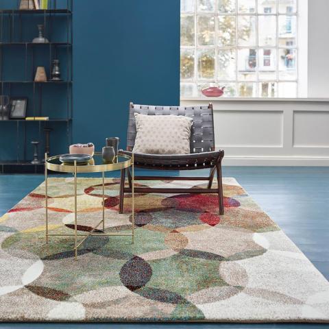 Modernina Multi-coloured Rugs 3378 070 by Esprit