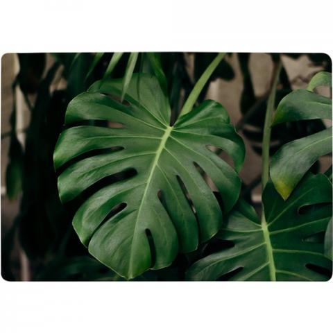 Monstera Leaves In Home Interior Designer Rug - Green / 150cm