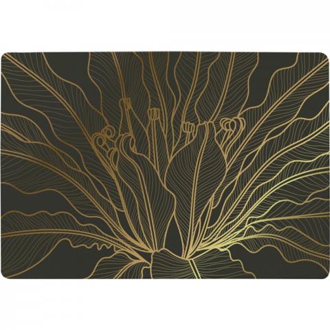 Monstera Plant Line Art Designer Rug - Yellow / 200cm