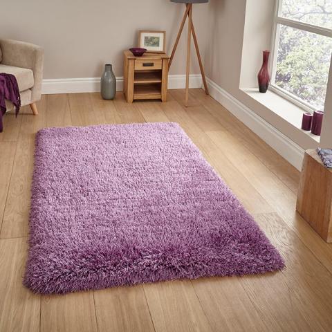 Montana Lilac Shaggy Rug 