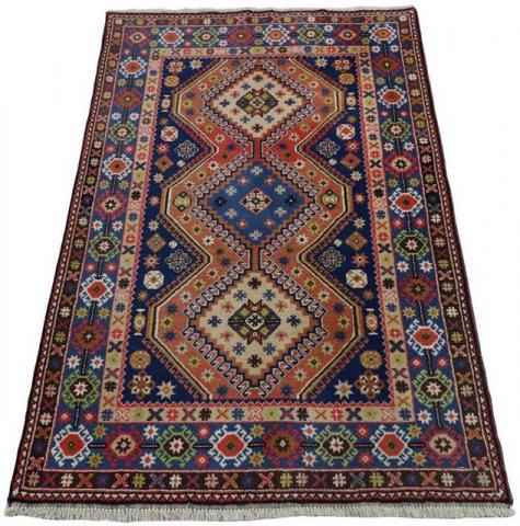 Morgenland Abadeh Medaillon Blu scuro 162 x 108 cm