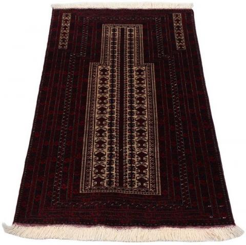 Morgenland Afghan Durchgemustert Rosso scuro 150 x 95 cm