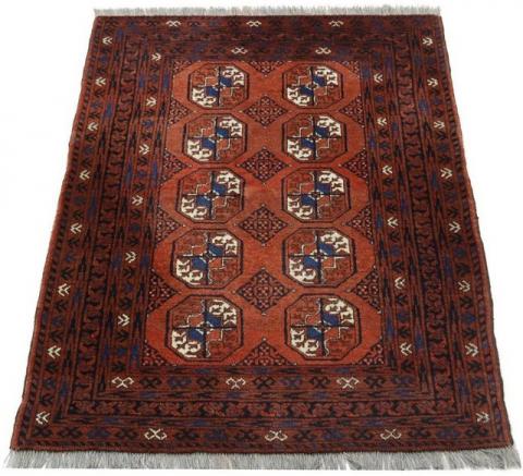 Morgenland Afghan Durchgemustert Rosso scuro 155 x 103 cm