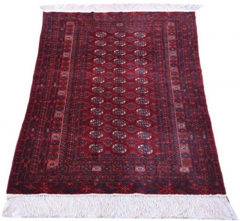 Morgenland Afghan Mauri Durchgemustert Rosso scuro 169 x 113 cm