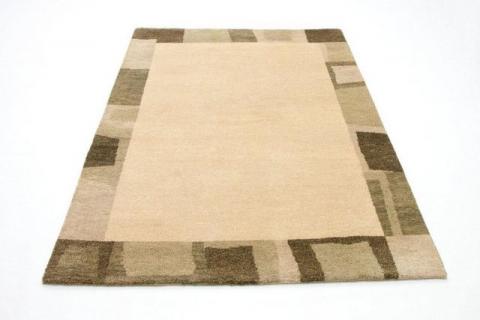 Morgenland Gabbeh Teppich handgeknüpft beige