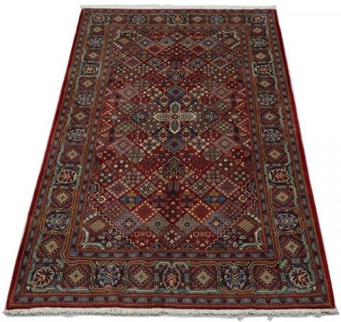 Morgenland Kashan Durchgemustert Rosso scuro 220 x 140 cm