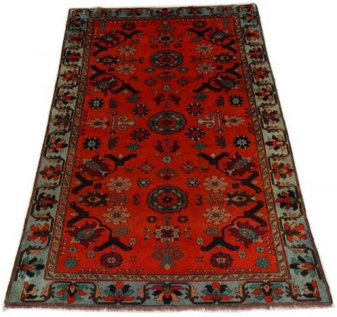 Morgenland Russland Durchgemustert Rosso scuro 210 x 133 cm