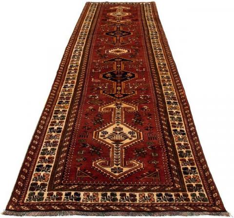 Morgenland Shiraz Medaillon Marrone 382 x 103 cm