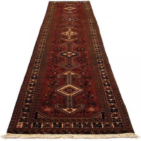 Morgenland Shiraz Medaillon Marrone 394 x 93 cm