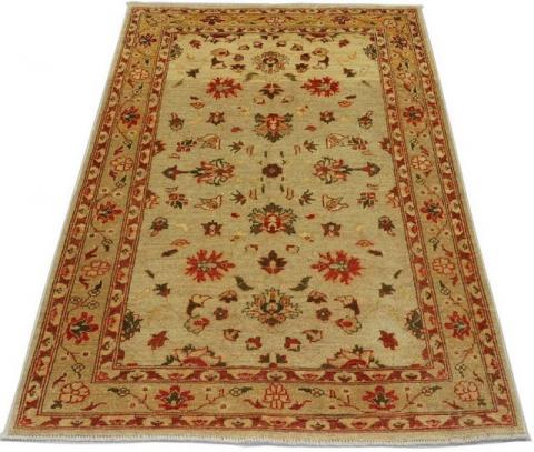 Morgenland Ziegler Blumenmuster Beige scuro 172 x 114 cm