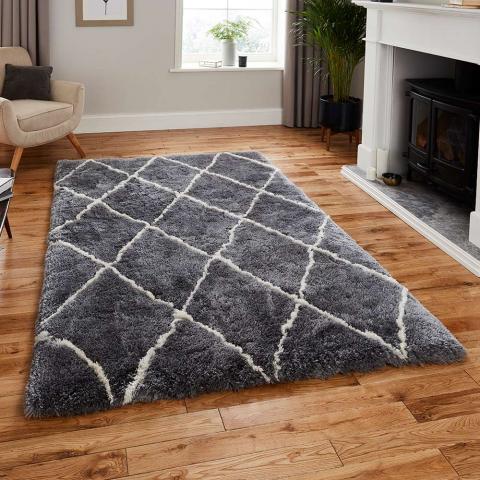 Morocco Rug 2491 Grey Cream  size