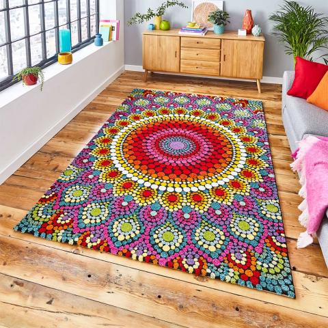 Mosaic 22841 Multi Coloured Rug 