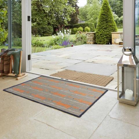 Mr Fox Allover Scion Doormats in Brown by Turtlemat