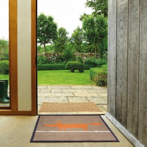 Mr Fox Scion Doormats in Brown by Turtlemat