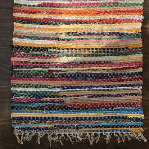 Multi Colour Recycled Cotton Rag Rug