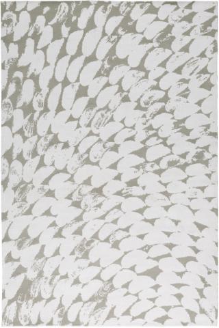 Nacre 2.74x1.83m/9'x6' Beige Abstract Wool & Linen Abstract rug by The Rug Company